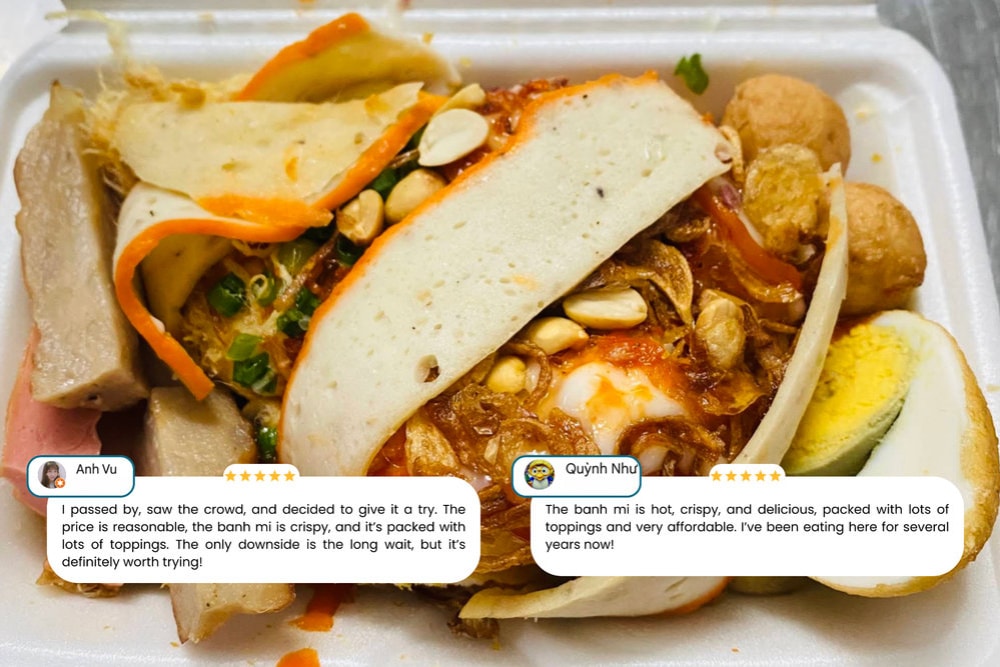 With its affordable price and high-quality, delicious food, Banh Mi Nuong Ot Do has won over many customers